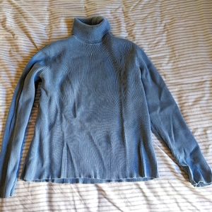 Petit Sophisticate Vintage blue turtleneck